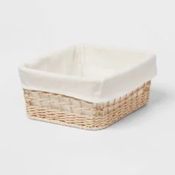Tapered Woven Basket With Liner - Brightroom™ -Home Essentials Shop GUEST 0fb1f4e5 0222 49b3 bf2a 53282a25b189