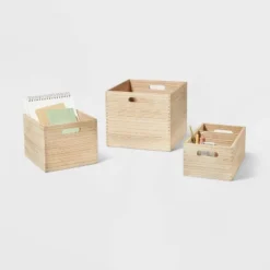 Small Decorative Light Wood Crate Natural - Brightroom™ 7 Small Decorative Light Wood Crate Natural - Brightroom™ -Home Essentials Shop GUEST 1433e760 ccd4 4d74 8b8b fdcc848f7469 2