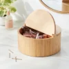 9" X 4" Circular Hinge Lid Bamboo Countertop Organizer - Brightroom™ 2 9" X 4" Circular Hinge Lid Bamboo Countertop Organizer - Brightroom™ -Home Essentials Shop GUEST 18ca0151 1ab3 409c 9ace e16560cc93bb