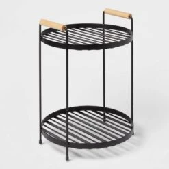 Round Vanity Organizer With Wood Handles - Brightroom™ -Home Essentials Shop GUEST 29595118 98ba 4b78 8812 6ac78477e421