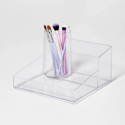 Bathroom Plastic Hair Accessory Organizer Clear - Brightroom™ 5 Bathroom Plastic Hair Accessory Organizer Clear - Brightroom™ - Image 3