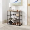 4 Tier Shoe Rack Black Metal With Natural Wood - Brightroom™ 2 4 Tier Shoe Rack Black Metal With Natural Wood - Brightroom™ -Home Essentials Shop GUEST 3bdfbf84 9c6c 49cf 9810 7a0a400060fc