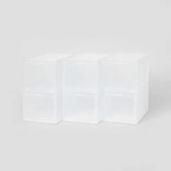 Small Stackable Bins Front Opening Clear Plastic - Brightroom™ 11 Small Stackable Bins Front Opening Clear Plastic - Brightroom™ -Home Essentials Shop GUEST 3c949385 7473 4475 8c8a 9fa49d23bd71