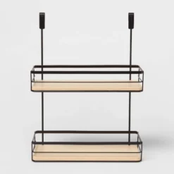 Over The Cabinet Tiered Shelves With Wood - Brightroom™ -Home Essentials Shop GUEST 3d8b1093 ba4e 4693 b10d 6c7afcc98310