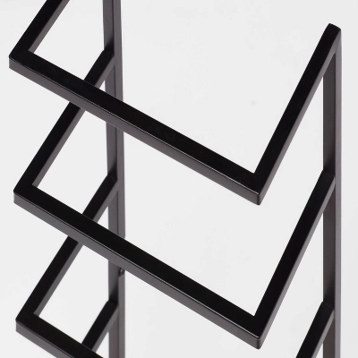 Towel Wall Storage Cabinet Black Metal - Brightroom™ 4 Towel Wall Storage Cabinet Black Metal - Brightroom™ - Image 2