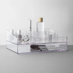 Bathroom Plastic Extra Large Cosmetic Organizer Clear - Brightroom™ -Home Essentials Shop GUEST 7699a630 77d0 4c15 991b 3a57e72f815a