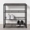 4 Tier Shoe Rack Black Metal With Black Oak Wood - Brightroom™ -Home Essentials Shop GUEST 7d8722fc 809b 46bb 8cdc 66a0f0295d4b