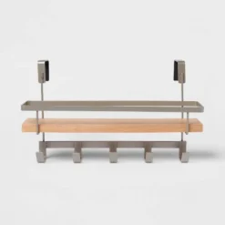 Shelf Rack With 5 Hooks - Brightroom™ -Home Essentials Shop GUEST 853bdf41 ebc4 4517 bfd7 fb3b0039943d