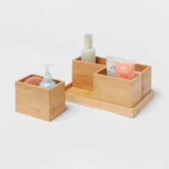 11.25" X 7" X 4.5" Modular Bamboo Vanity Organizer With Magnetic Strip - Brightroom™ 7 11.25" X 7" X 4.5" Modular Bamboo Vanity Organizer With Magnetic Strip - Brightroom™ -Home Essentials Shop GUEST 98293bdb 3a57 4e34 9cc7 1a9571db3738