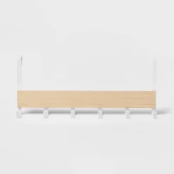 Large Over The Door Hook With Wood 6 Hooks - Brightroom™ 10 Large Over The Door Hook With Wood 6 Hooks - Brightroom™ -Home Essentials Shop GUEST 99ff13ee f6df 4e2f 94c3 9735feeec267