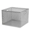 Mesh Crate File Box 10"x14"x 13.25" Silver - Brightroom™ -Home Essentials Shop GUEST a1b5195a b1a3 4c10 8f10 4648ccd007ce