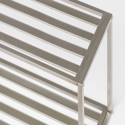 Wall Shelf Brushed Nickel Metal - Brightroom™ 4 Wall Shelf Brushed Nickel Metal - Brightroom™ - Image 2