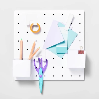 Pegboard Set White - Brightroom™ 4 Pegboard Set White - Brightroom™ - Image 2