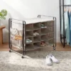 4 Tier Rolling Cubby Shoe Rack Gray - Brightroom™ -Home Essentials Shop GUEST c84e632b bc1b 4b36 8081 bad0a49f3a0c