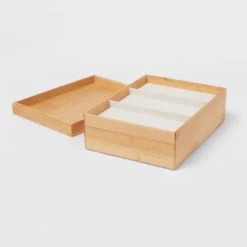 9" X 12" Stackable Bamboo Accessory Tray - Brightroom™ -Home Essentials Shop GUEST dbfe0d6f 1c5b 4ccd a8a9 a879eda1c6a5