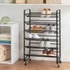 6 Tier Metal Rolling Shoe Rack - Brightroom™ -Home Essentials Shop GUEST de520127 d3ea 45f8 b926 8a8e78af9405