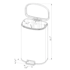 45L D Shape Step Trash Can - Brightroom™ 9 45L D Shape Step Trash Can - Brightroom™ -Home Essentials Shop GUEST dfcf1598 d01a 4f5f ae41 13a8e22b2c58