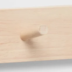 Wood 5 Hooks Rail Natural - Brightroom™ -Home Essentials Shop GUEST f6923f4a 73ca 456c bb31 fdc69bc1ba0a