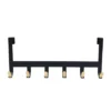 Mixed Material Over The Door 6 Hooks Rail Matte Black - Brightroom™ -Home Essentials Shop GUEST f77817c6 b17a 4038 a8d9 83e54ac180a4